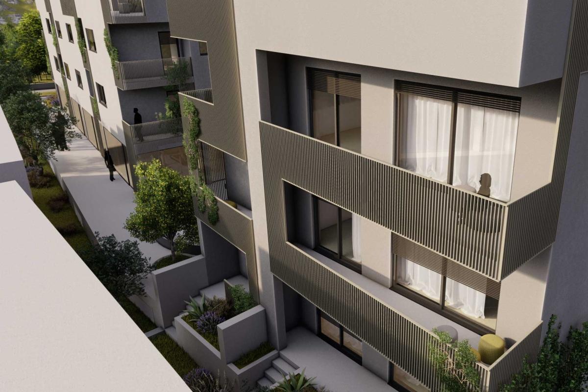 Appartamento di alta qualità con due camere da letto, terrazza e posto auto