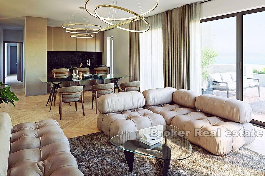 Split, Meje - Modern penthouse with pool and sea view