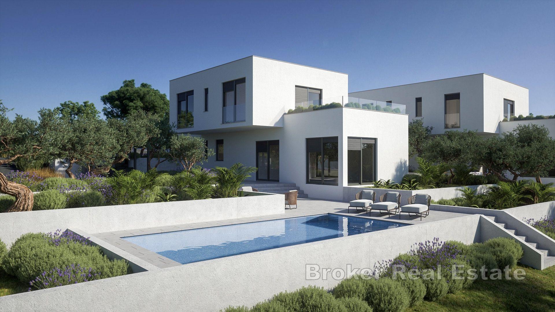 Trogir - Willa z basenem i widokiem na morze