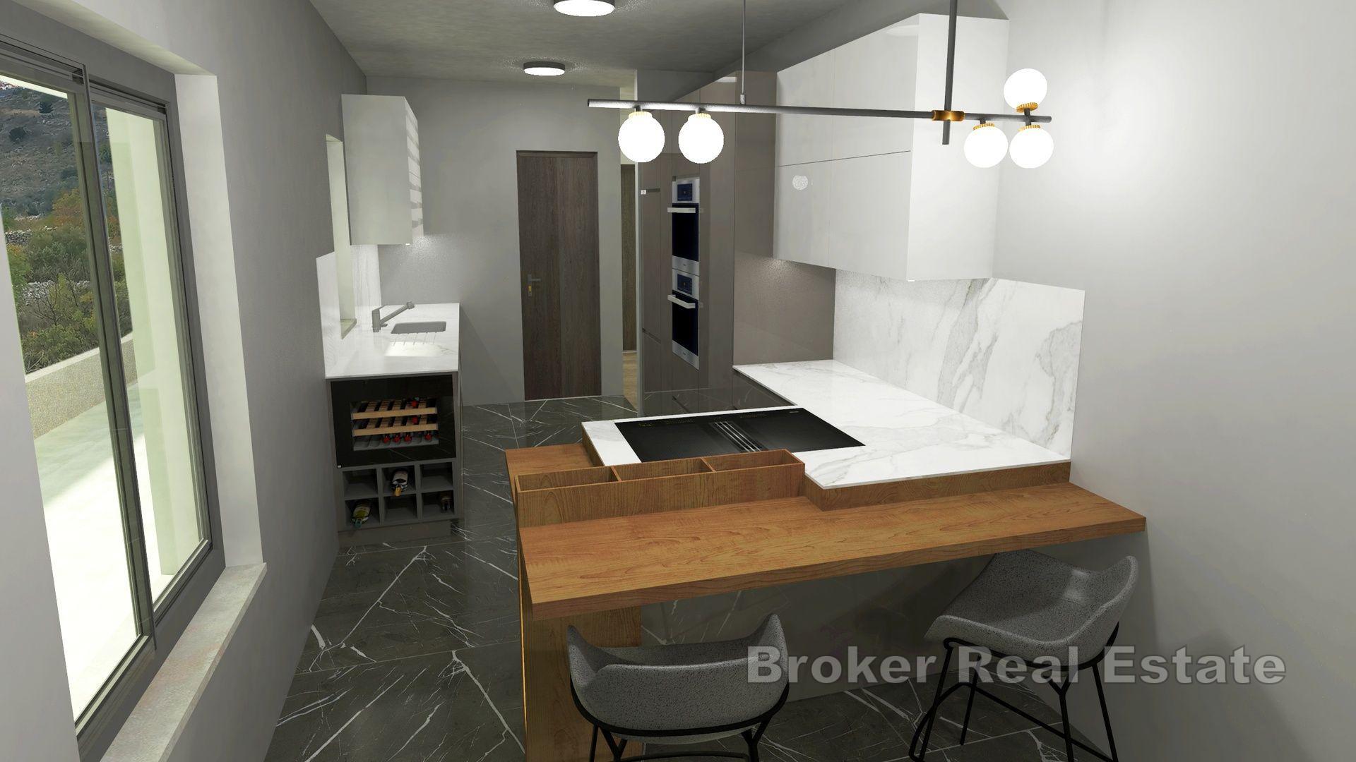 Trogir - Willa z basenem i widokiem na morze