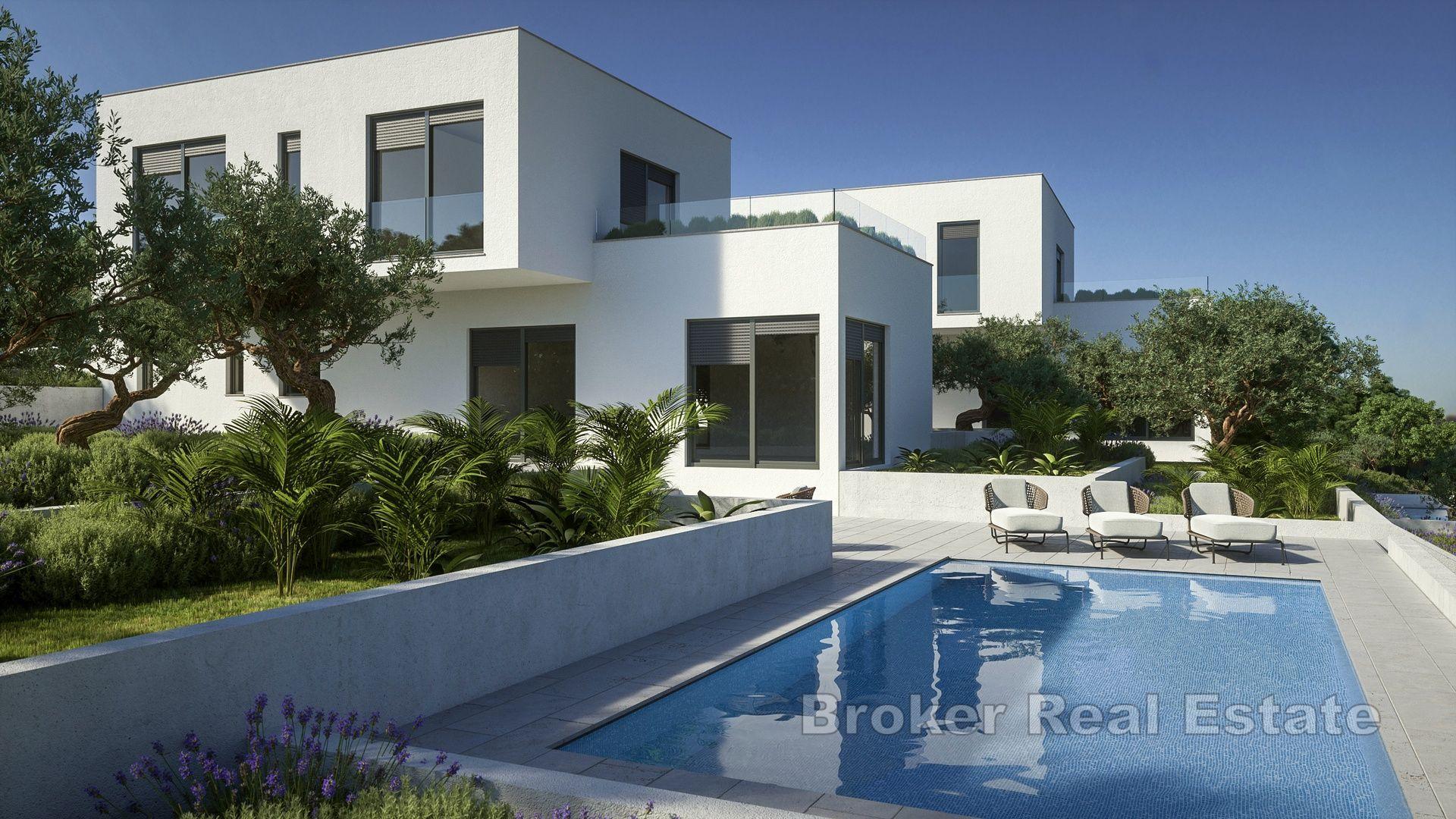 Trogir - Willa z basenem i widokiem na morze