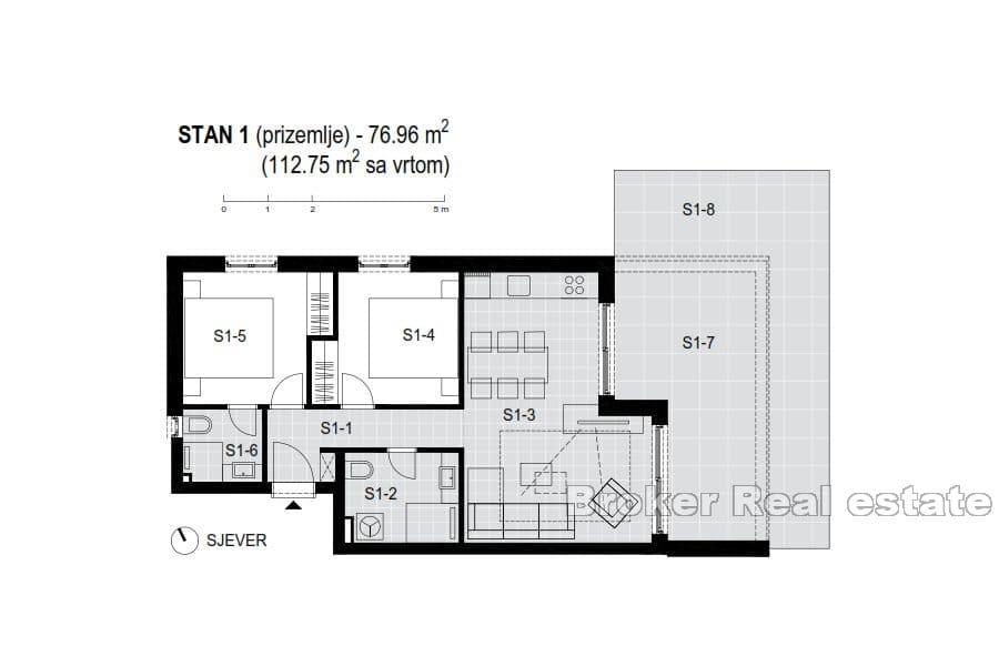 Island of Čiovo - Apartments in a great location with a sea view