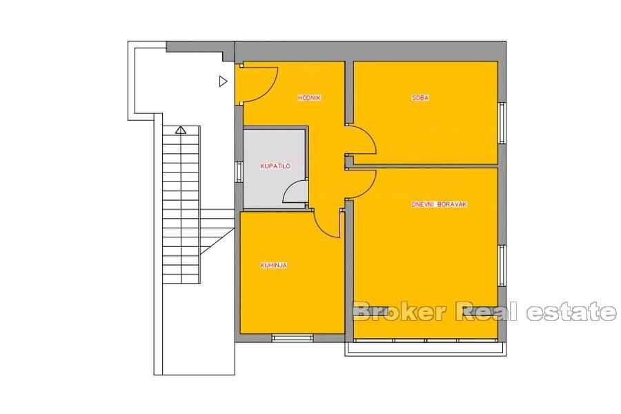 Split - Gripe, leilighet med flott beliggenhet