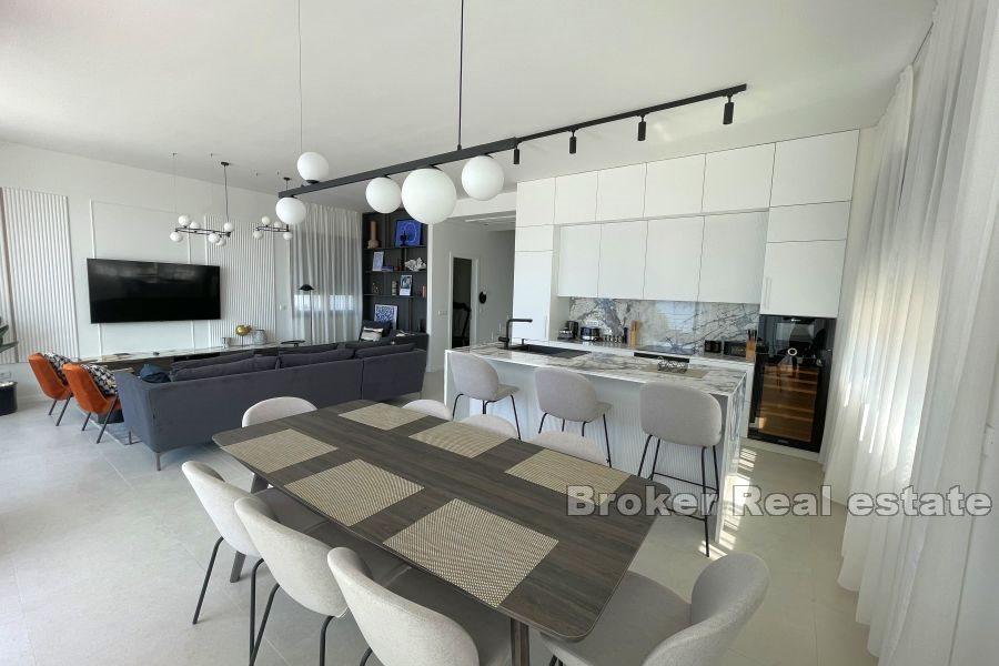 Island of Čiovo - Newly built villa with pool near the sea