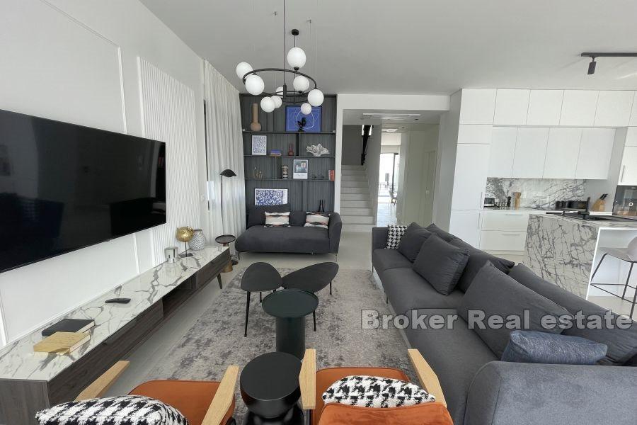 Island of Čiovo - Newly built villa with pool near the sea