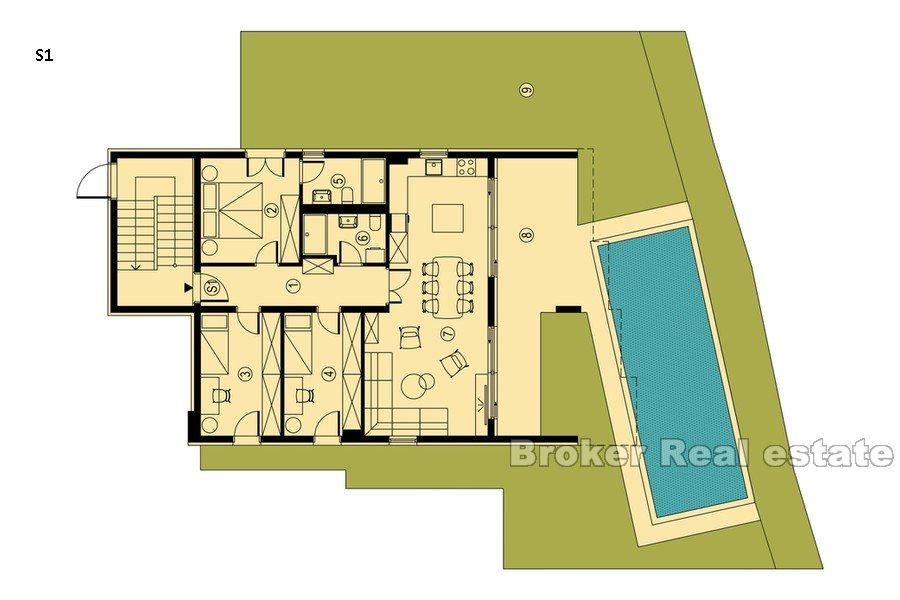 Blízko Splitu - Moderné apartmány vo výstavbe