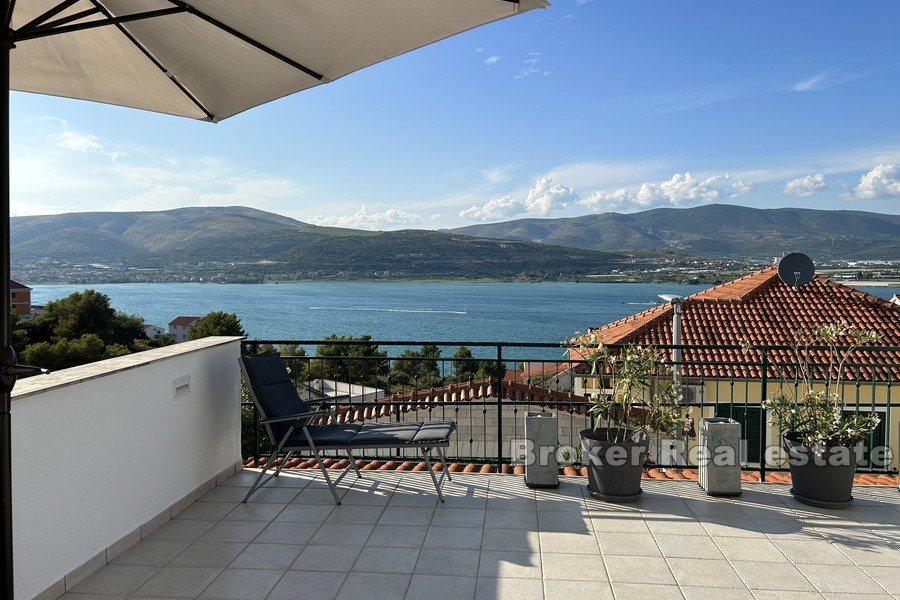 Ostrov Čiovo - Dvoupokojový apartmán s otevřeným výhledem na moře