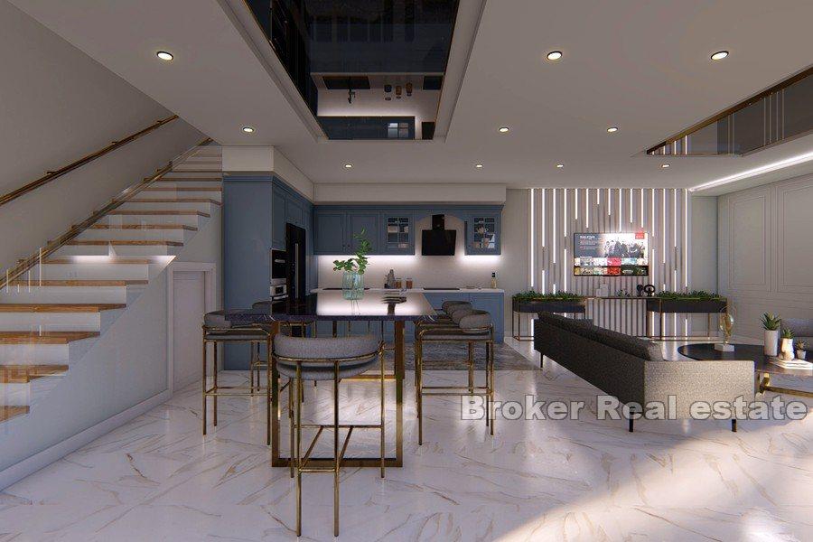 Kaštela - Wille z basenem w budowie blisko morza