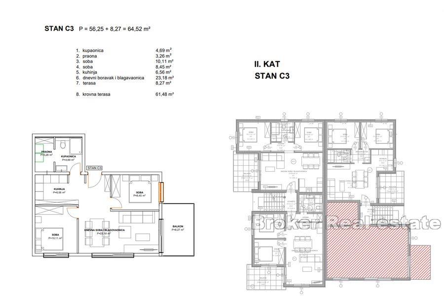 Kaštela - Novopostavené apartmány blízko mora