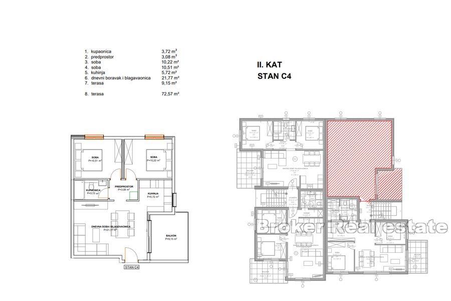 Kaštela - Novopostavené apartmány blízko mora