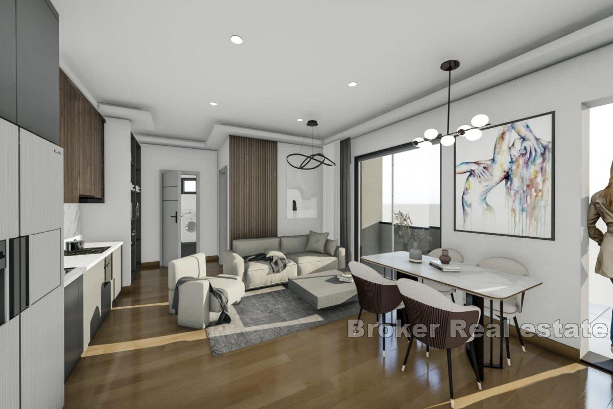 Newly built modern apartments