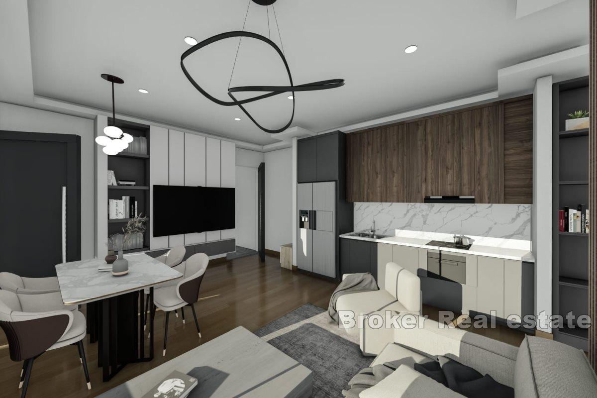 Newly built modern apartments