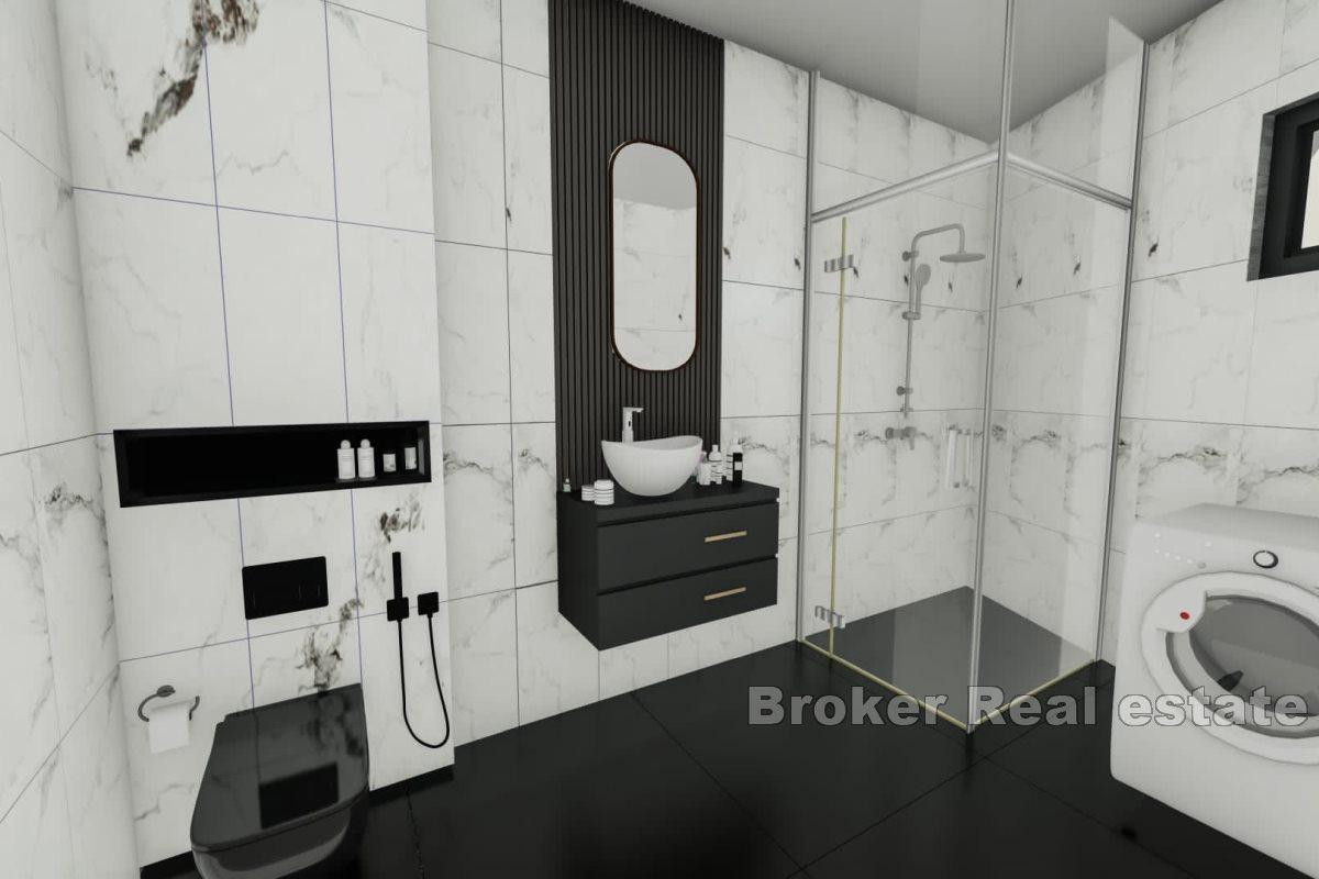 Newly built modern apartments