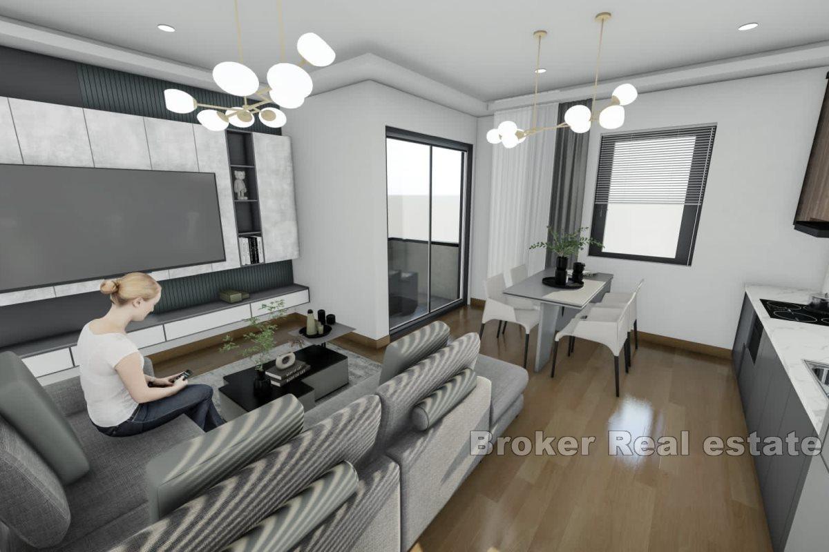 Newly built modern apartments