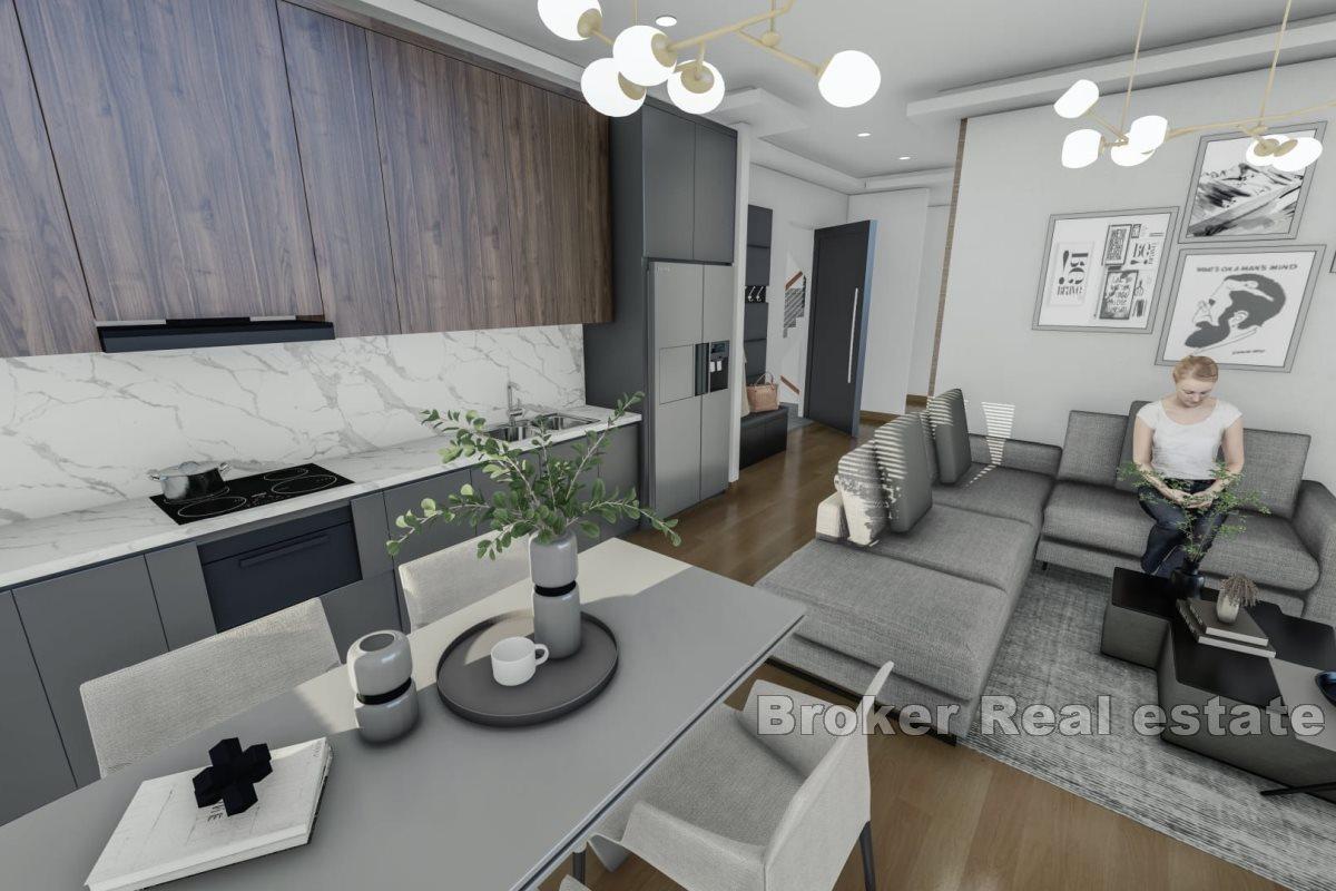 Newly built modern apartments