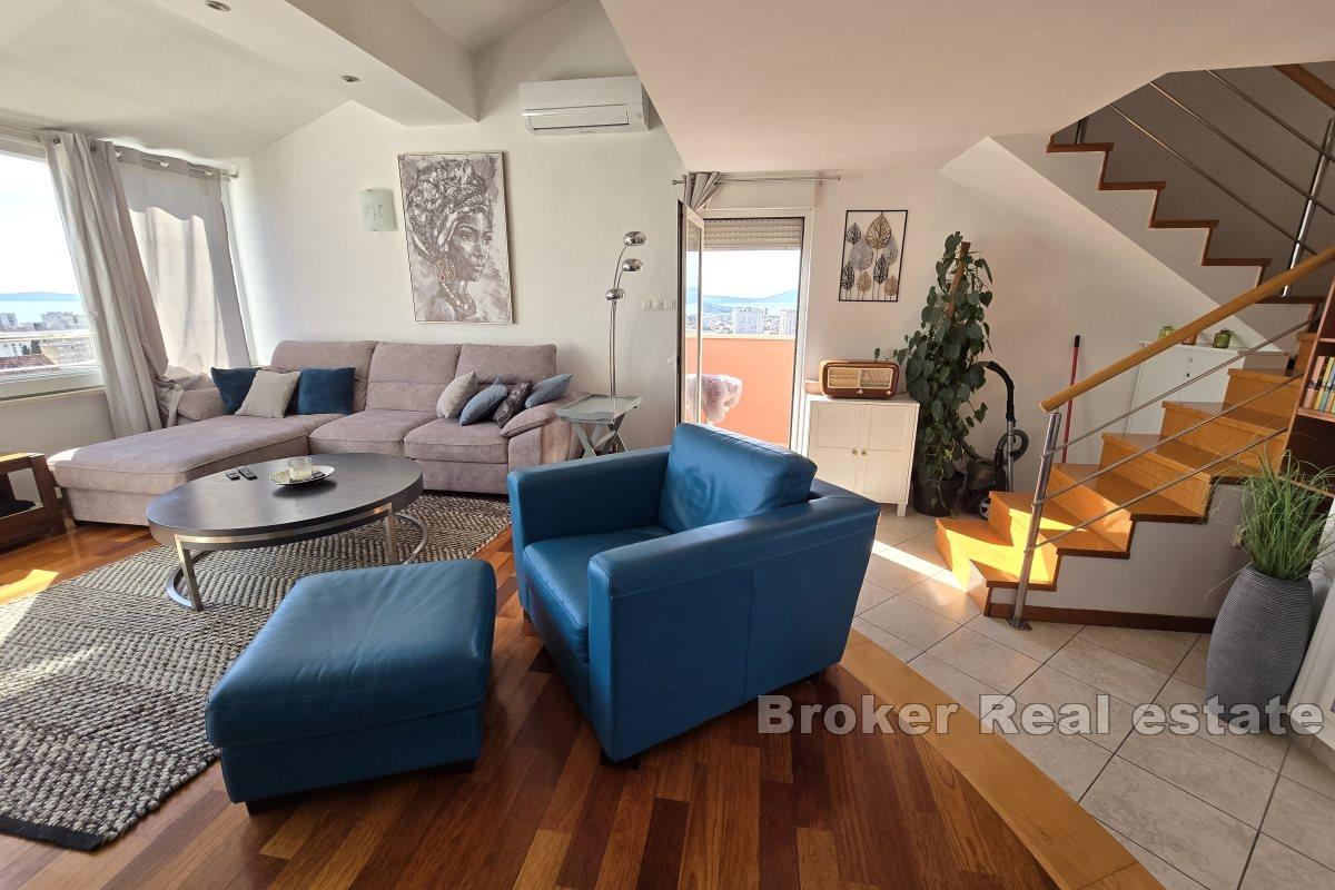 Apartmán s galerií a otevřeným výhledem na moře