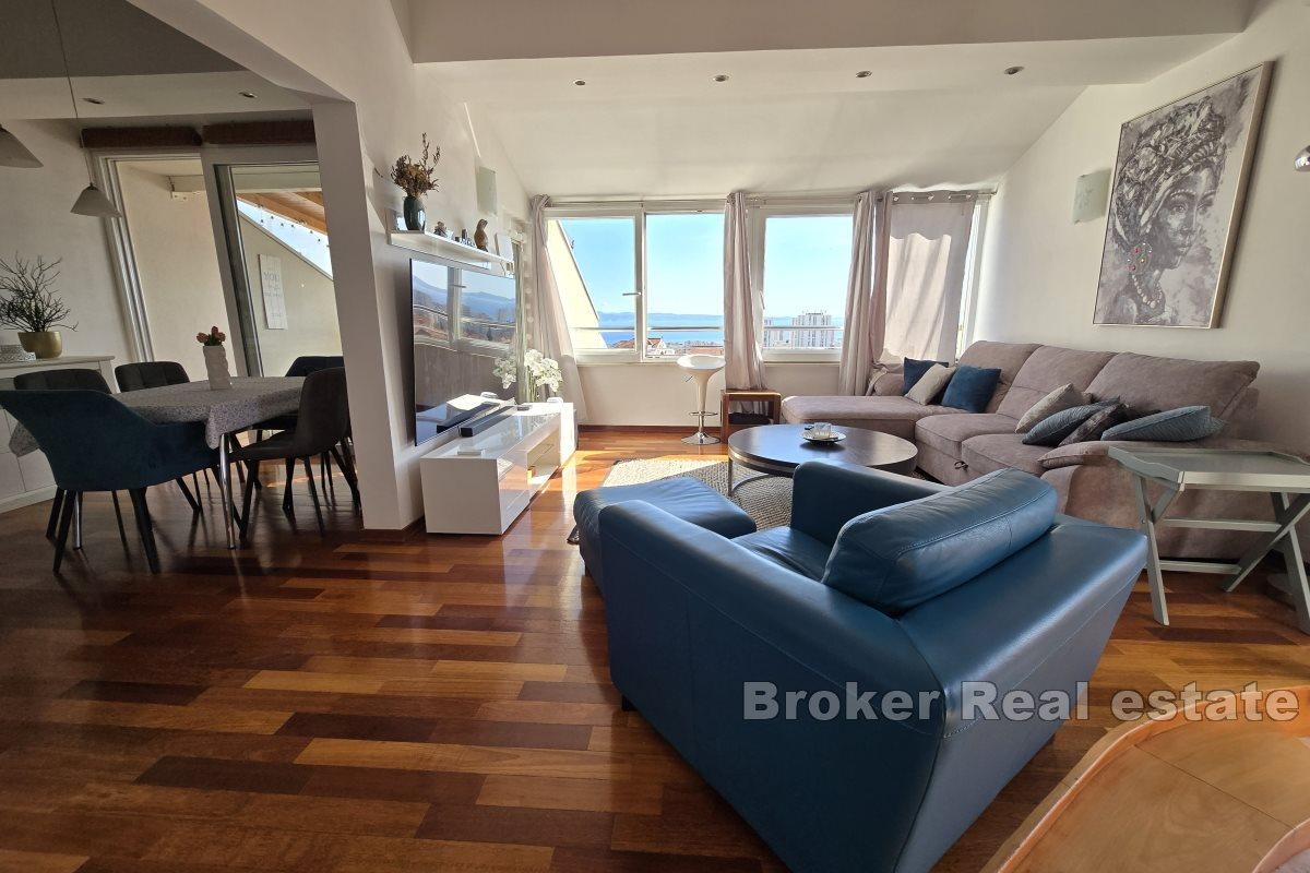 Apartmán s galerií a otevřeným výhledem na moře