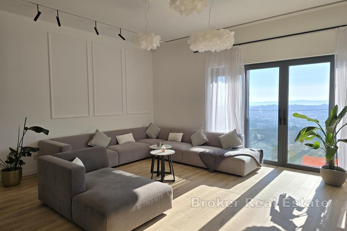 Eksepsjonell nybygd villa med vakker utsikt over havet og øyene