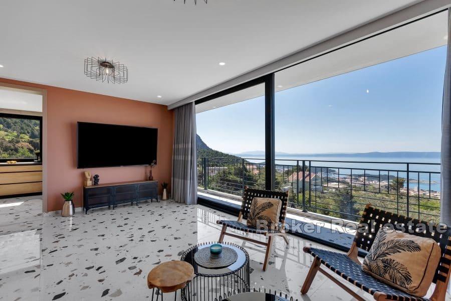 Makarska - Villa with pool and open sea view