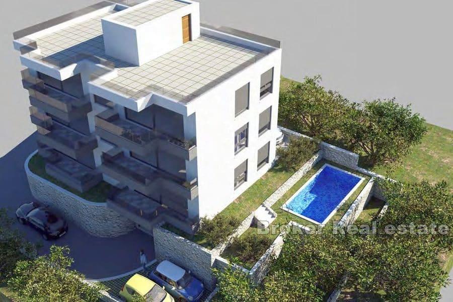 Wyspa Ciovo - Apartamenty z dwiema sypialniami i widokiem na morze