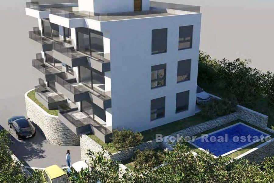 Wyspa Ciovo - Apartamenty z dwiema sypialniami i widokiem na morze