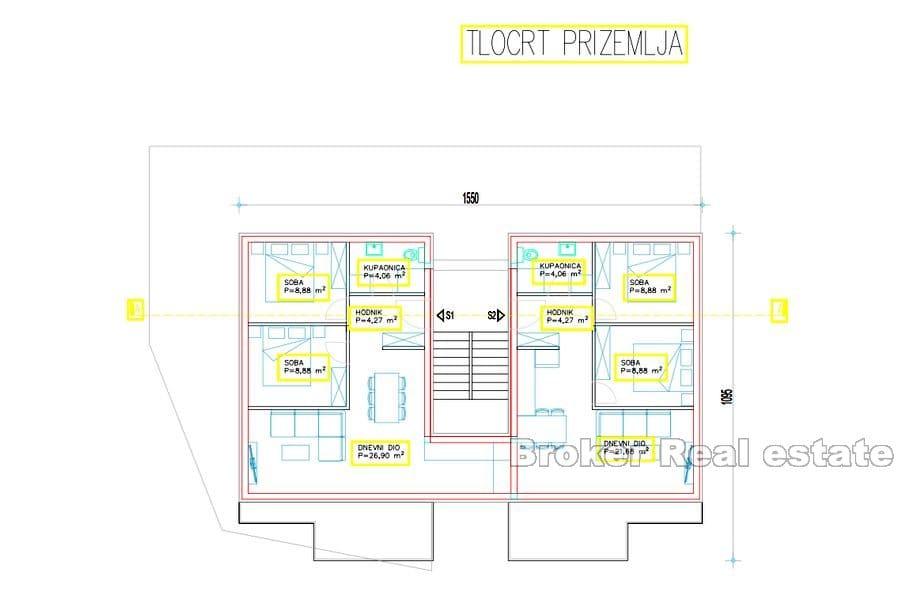 Wyspa Ciovo - Apartamenty z dwiema sypialniami i widokiem na morze