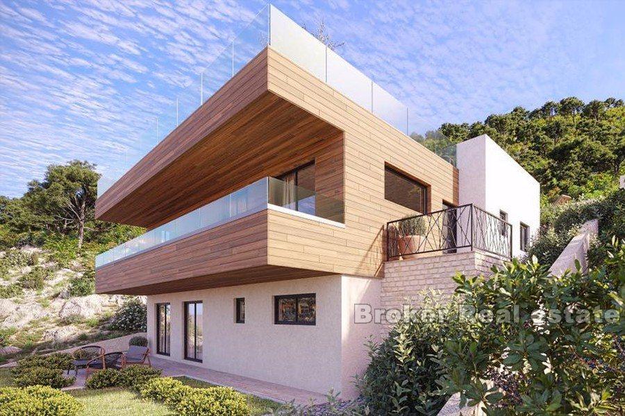 Rogoznica - Modern villa med havsutsikt