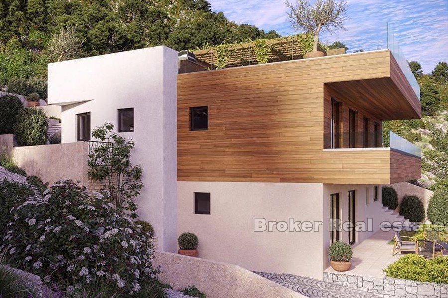 Rogoznica - Současná vila s výhledem na moře