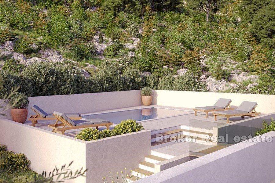 Rogoznica - Současná vila s výhledem na moře