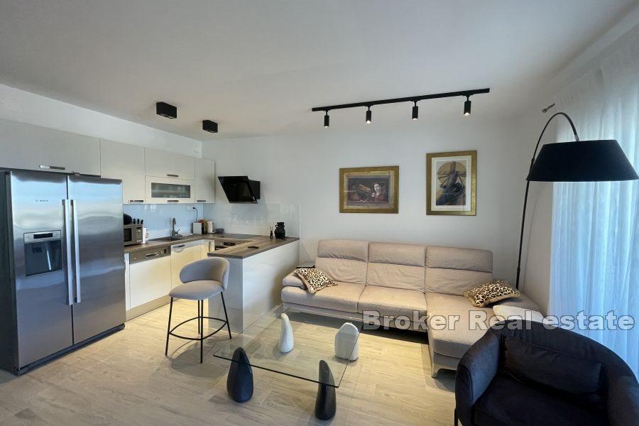Near Split - Furnished two-room apartment with sea view