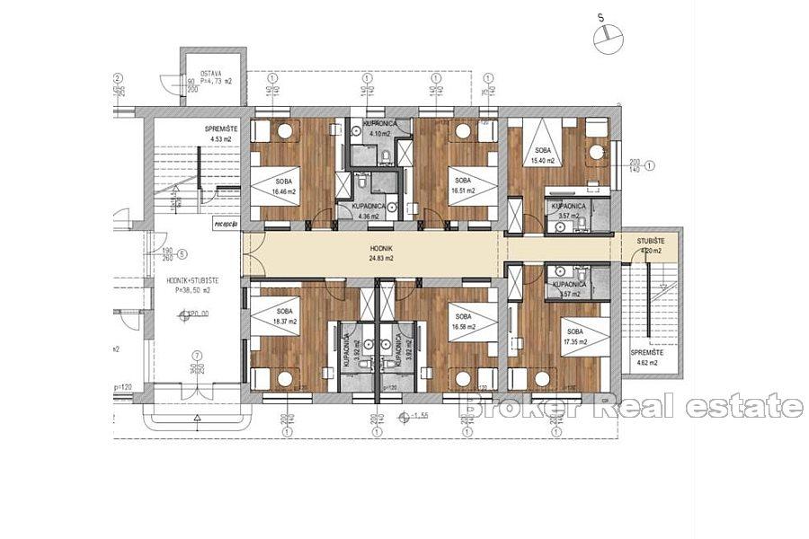 Split centrum - Krásně zařízené pokoje