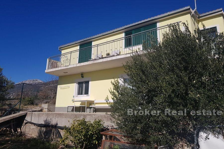 Kastela - House with open sea view