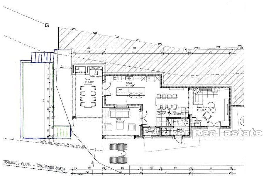 Rogoznica - House in a great location with a sea view