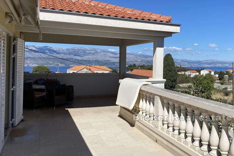 Brac - House with sea view