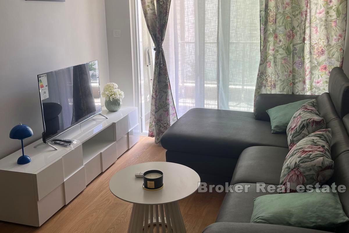 Nowocześnie urządzone mieszkanie z jedną sypialnią