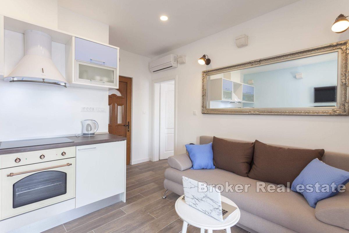 Stone house in the first row to the sea