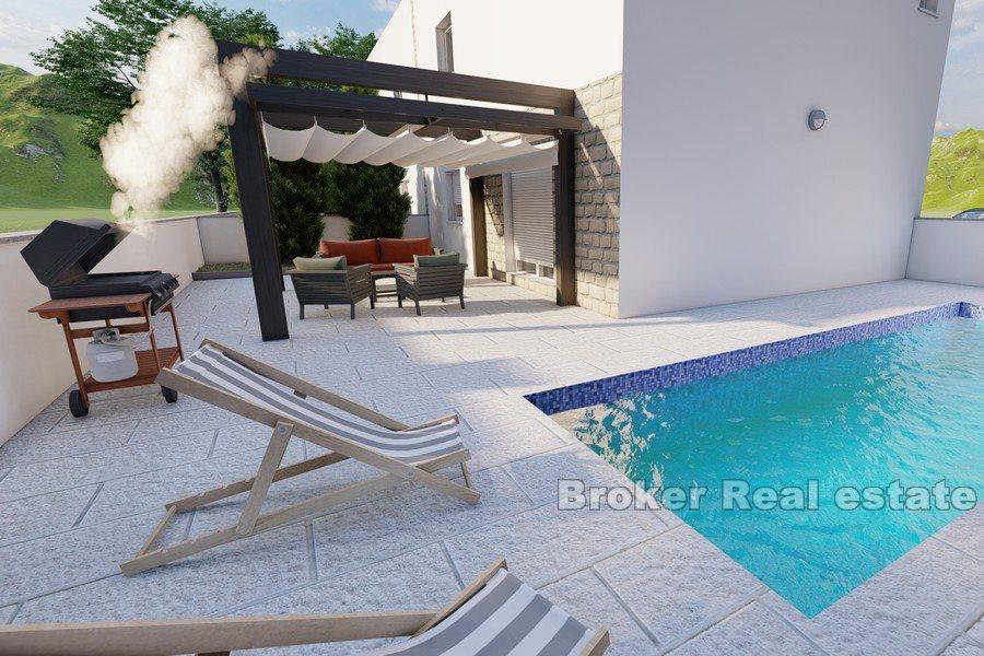 Ön Vir - Parhus villa med pool