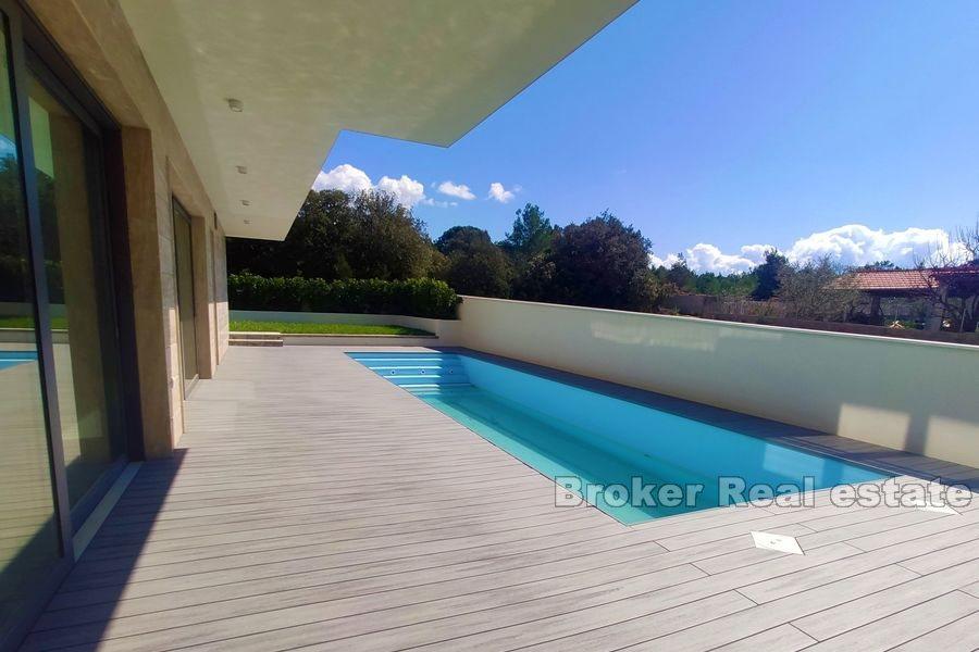 Près de Zadar - Villa moderne avec piscine et vue mer