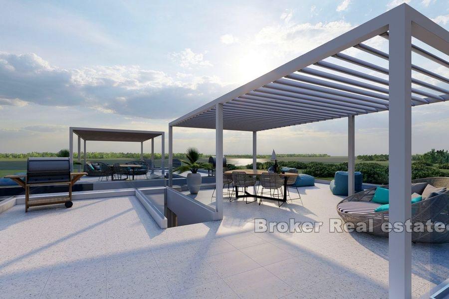 Zadar - Nově postavené apartmány s výhledem na moře