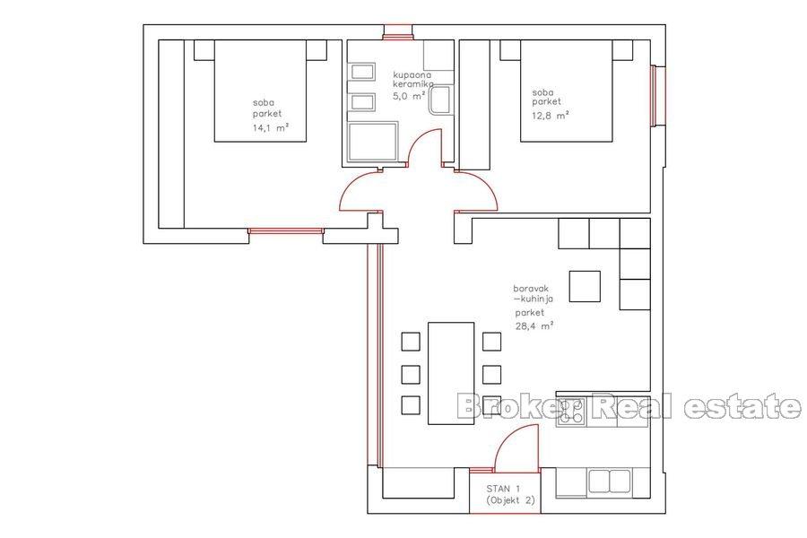 Задар - Квартиры в новостройке с видом на море