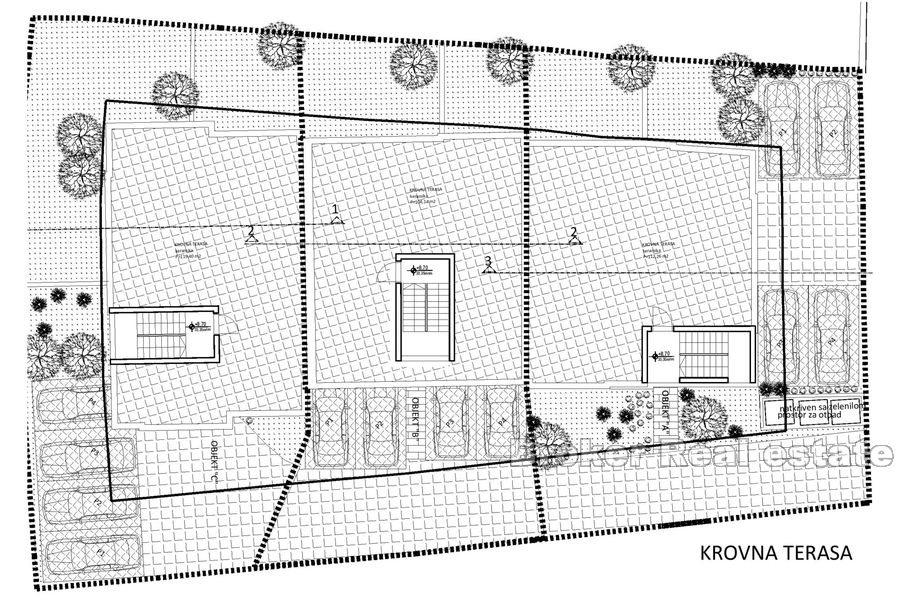 Quartier Split - Appartements en construction avec vue mer