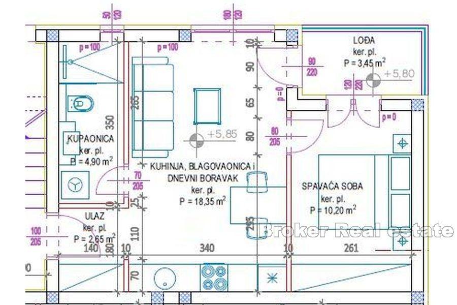 Zadar - appartements dans un nouveau bâtiment