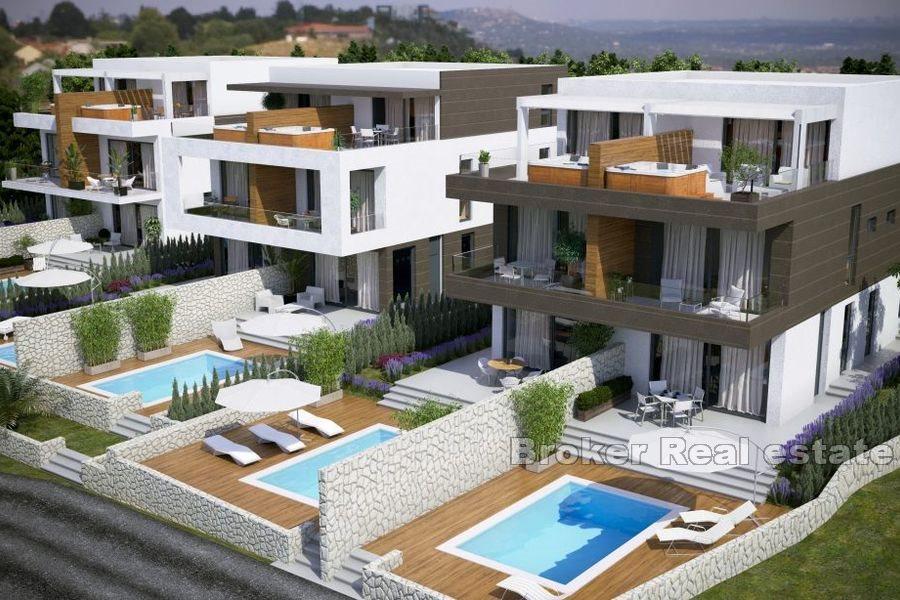 Ostrov Pag - Luxusné apartmány s bazénom