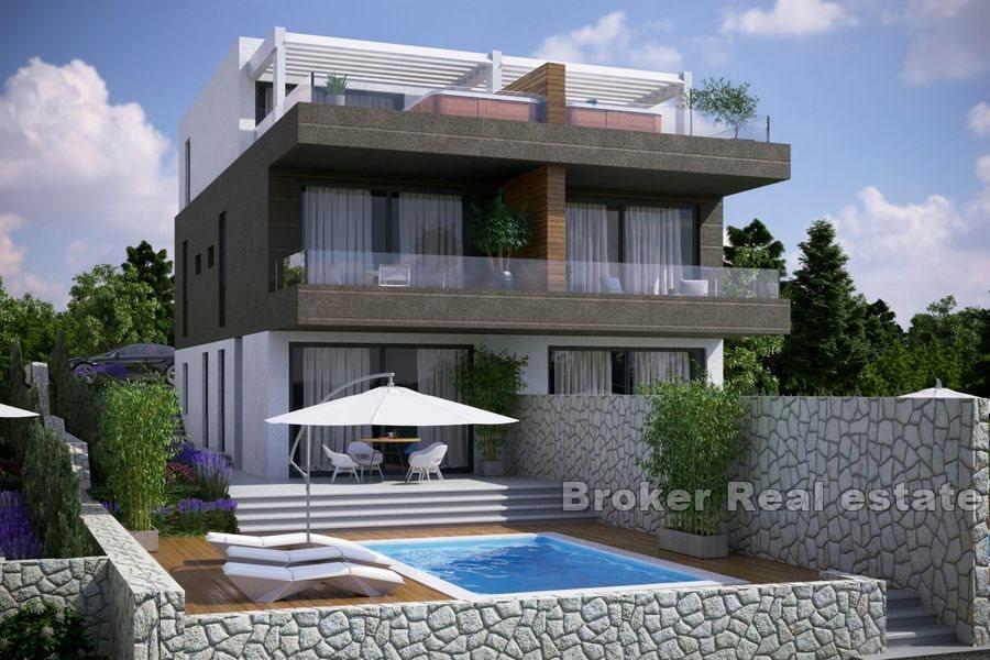 Ostrov Pag - Luxusné apartmány s bazénom