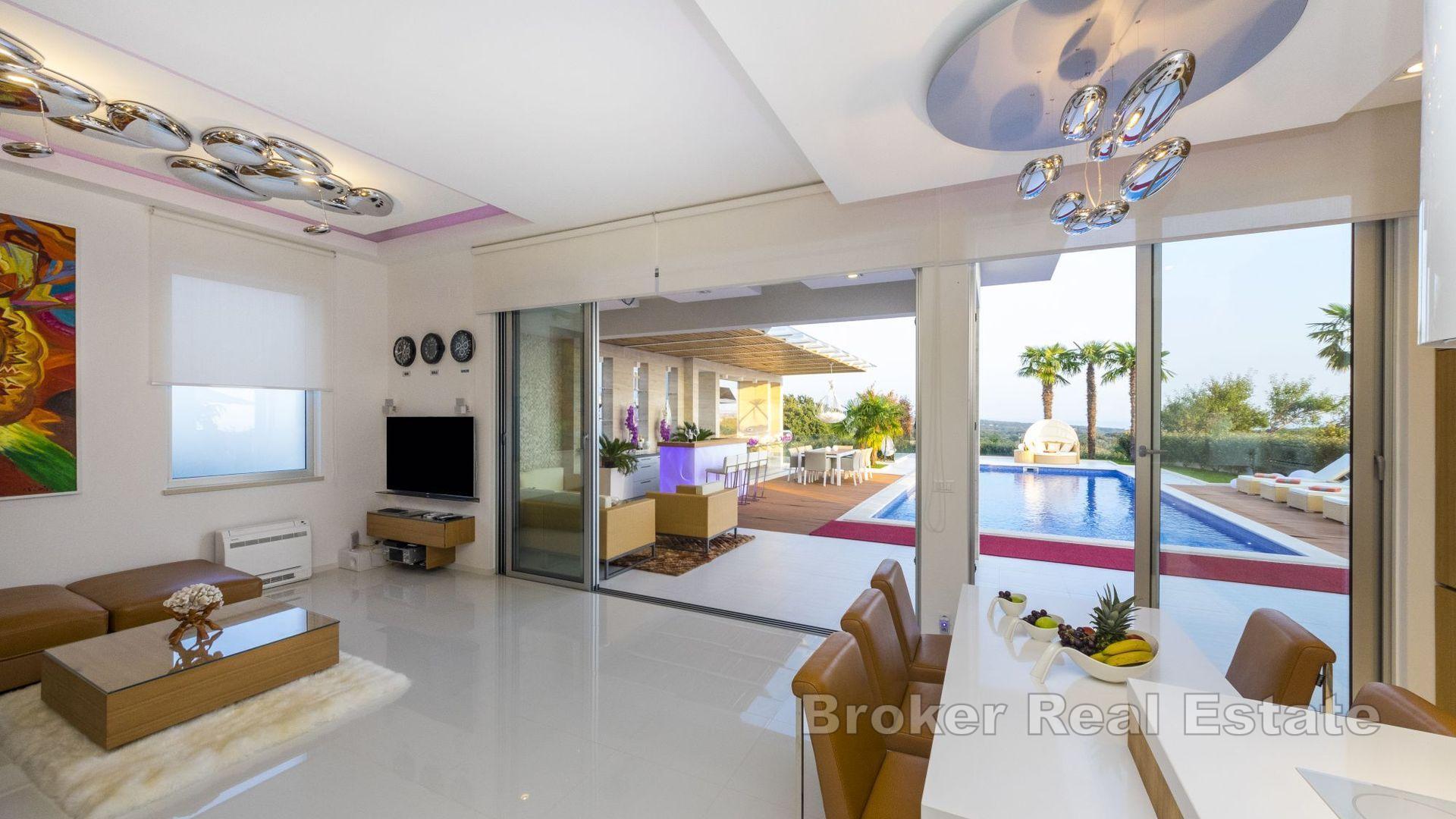 Pag - Luxusvilla mit Pool und Meerblick