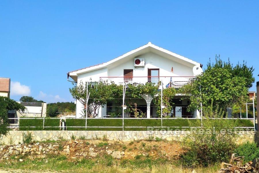 Near Zadar - charming house with an open sea view
