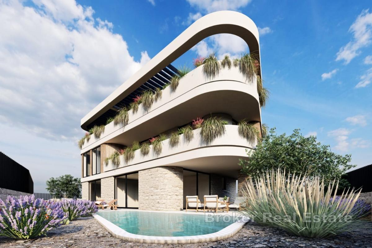 Dom w zabudowie bliźniaczej w pierwszym rzędzie do morza