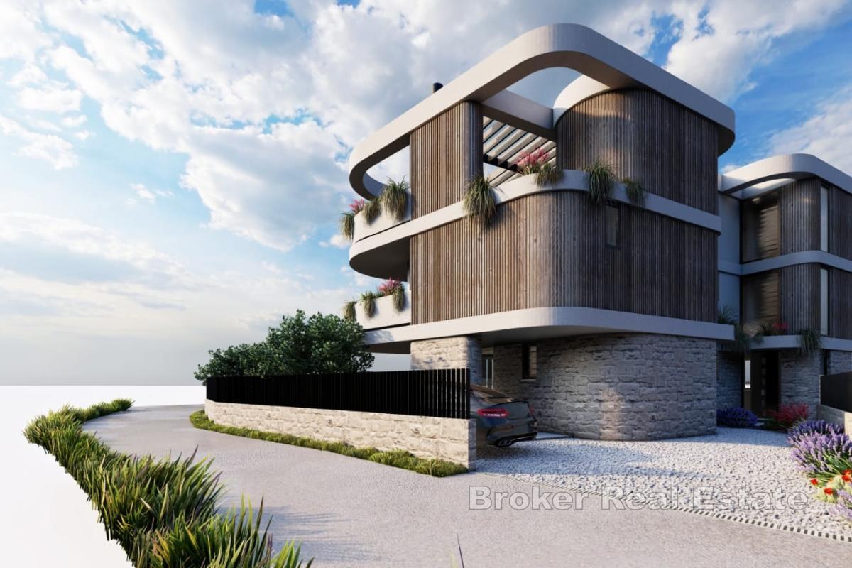 Dom w zabudowie bliźniaczej w pierwszym rzędzie do morza