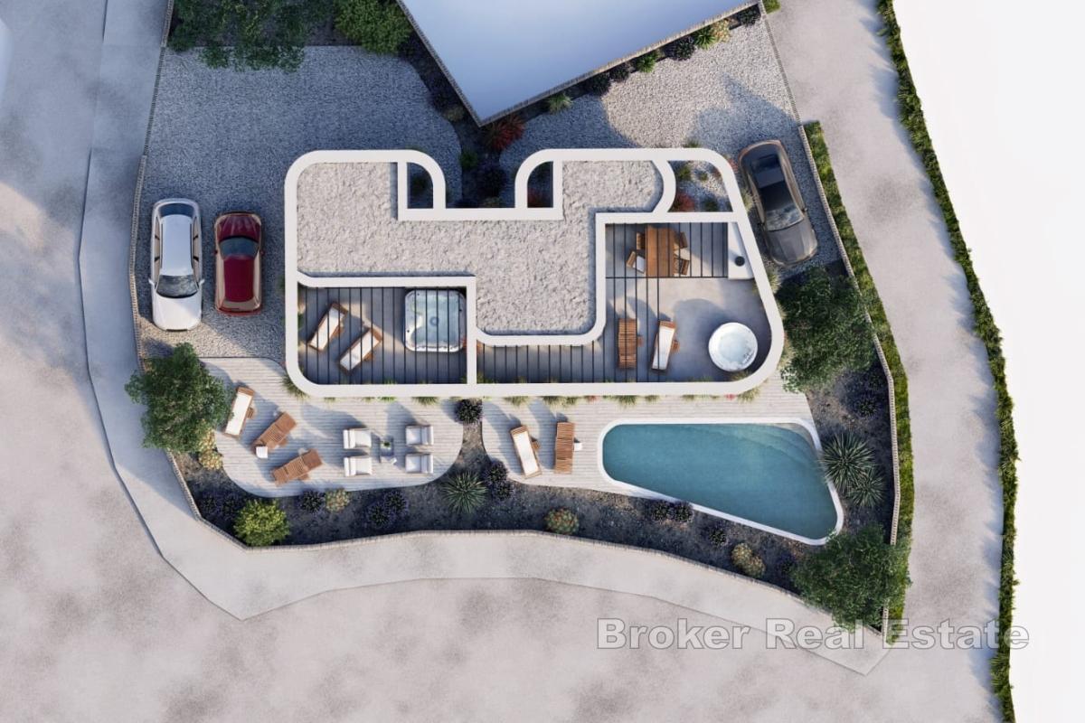 Dom w zabudowie bliźniaczej w pierwszym rzędzie do morza