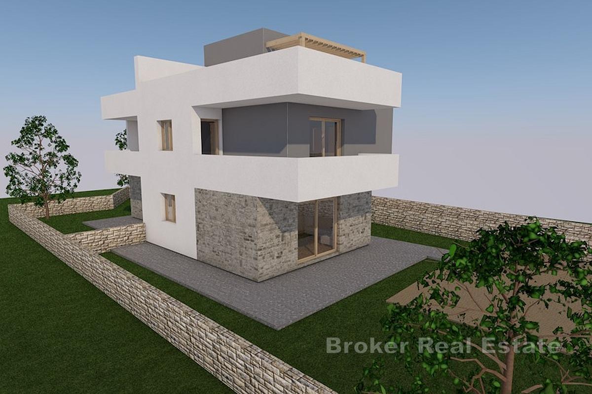 Villas jumelées avec piscine dans un cadre paisible près de Šibenik